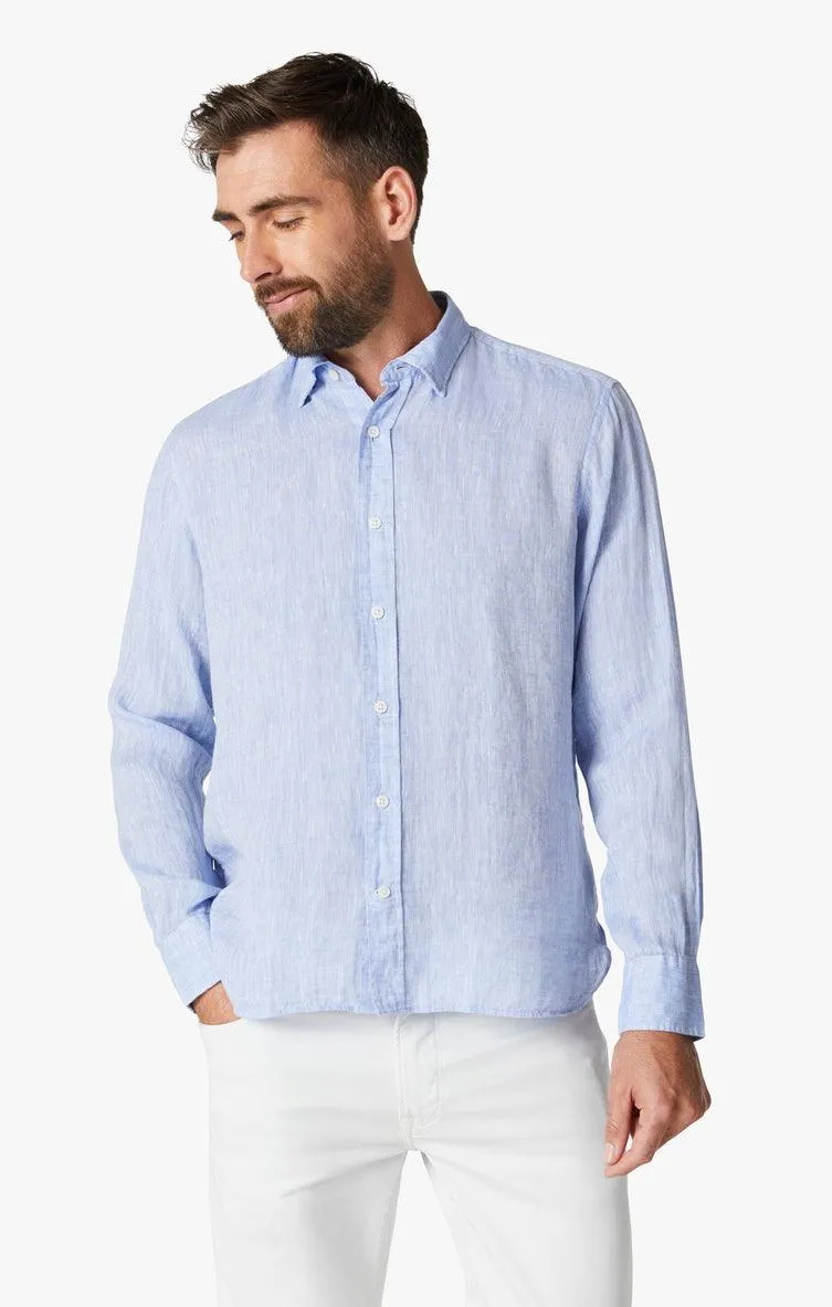 34 Heritage - Linen Chambray Shirt Hawaiian Ocean