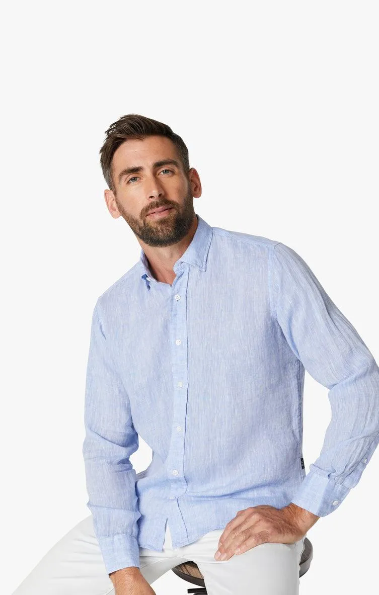 34 Heritage - Linen Chambray Shirt Hawaiian Ocean