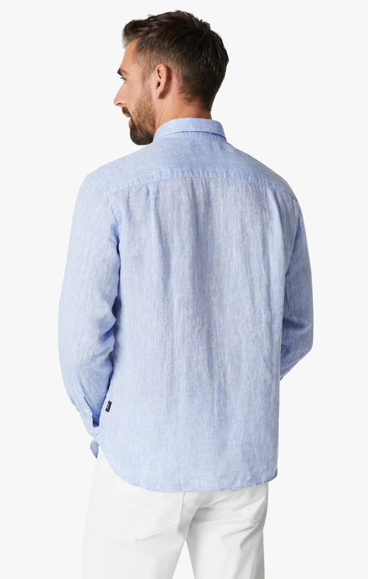 34 Heritage - Linen Chambray Shirt Hawaiian Ocean