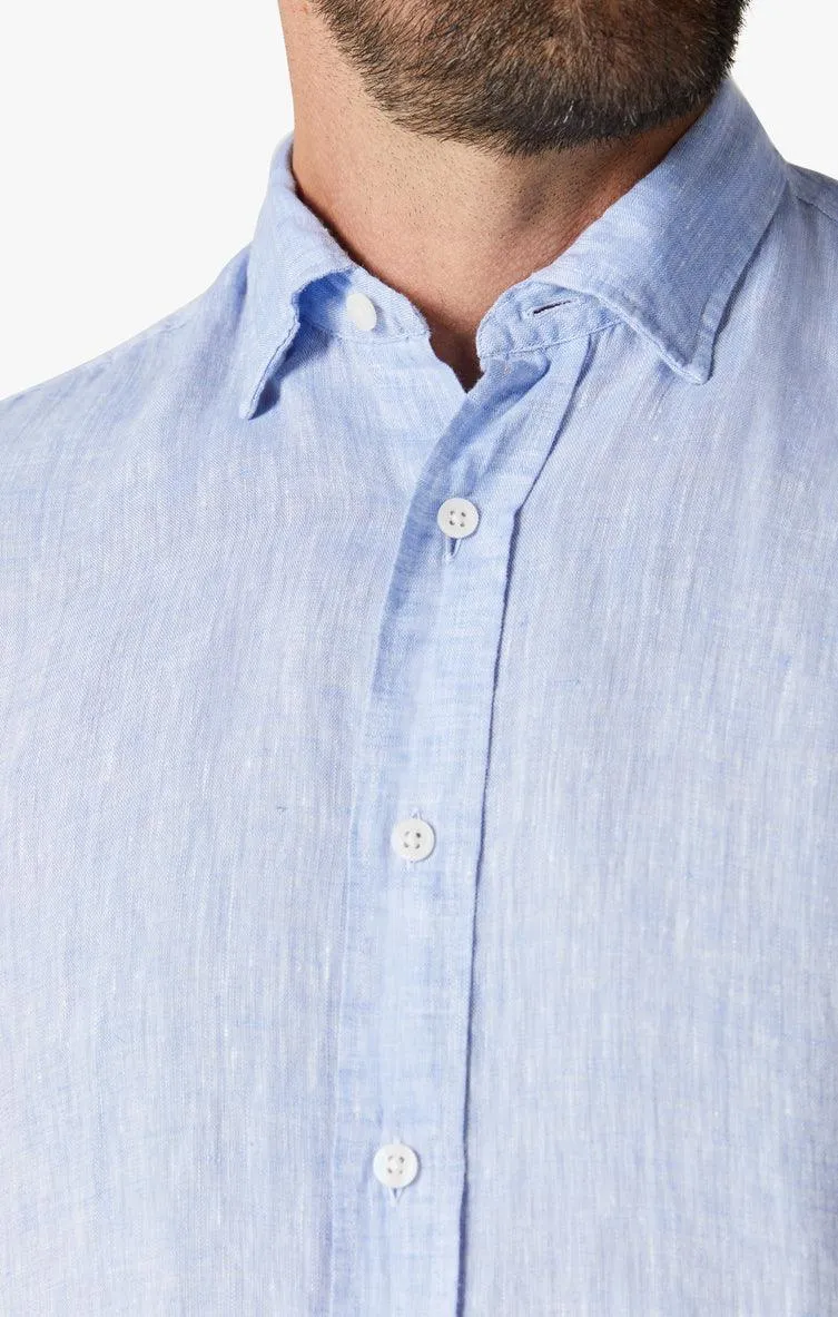 34 Heritage - Linen Chambray Shirt Hawaiian Ocean