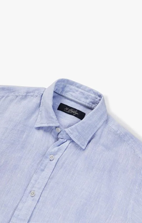 34 Heritage - Linen Chambray Shirt Hawaiian Ocean