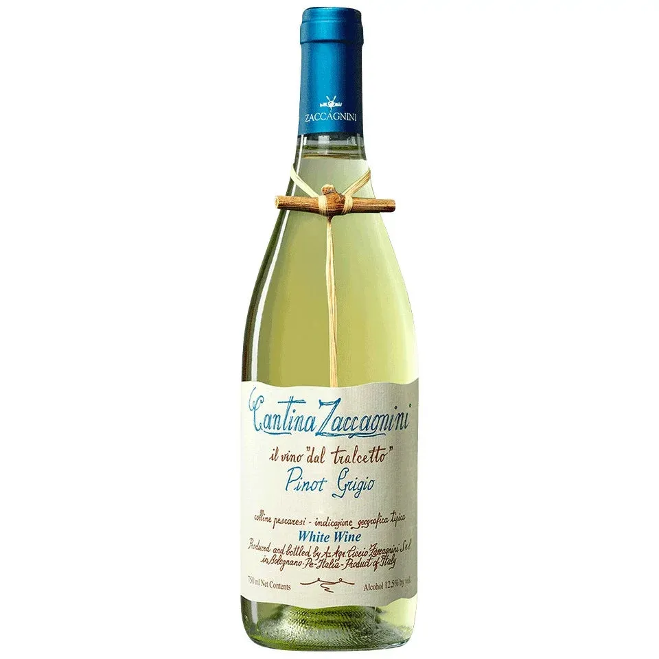 375ML (Half Size Bottles) Cantina Zaccagnini Pinot Grigio