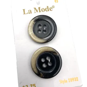 7/8" Lansing | Plastic Buttons