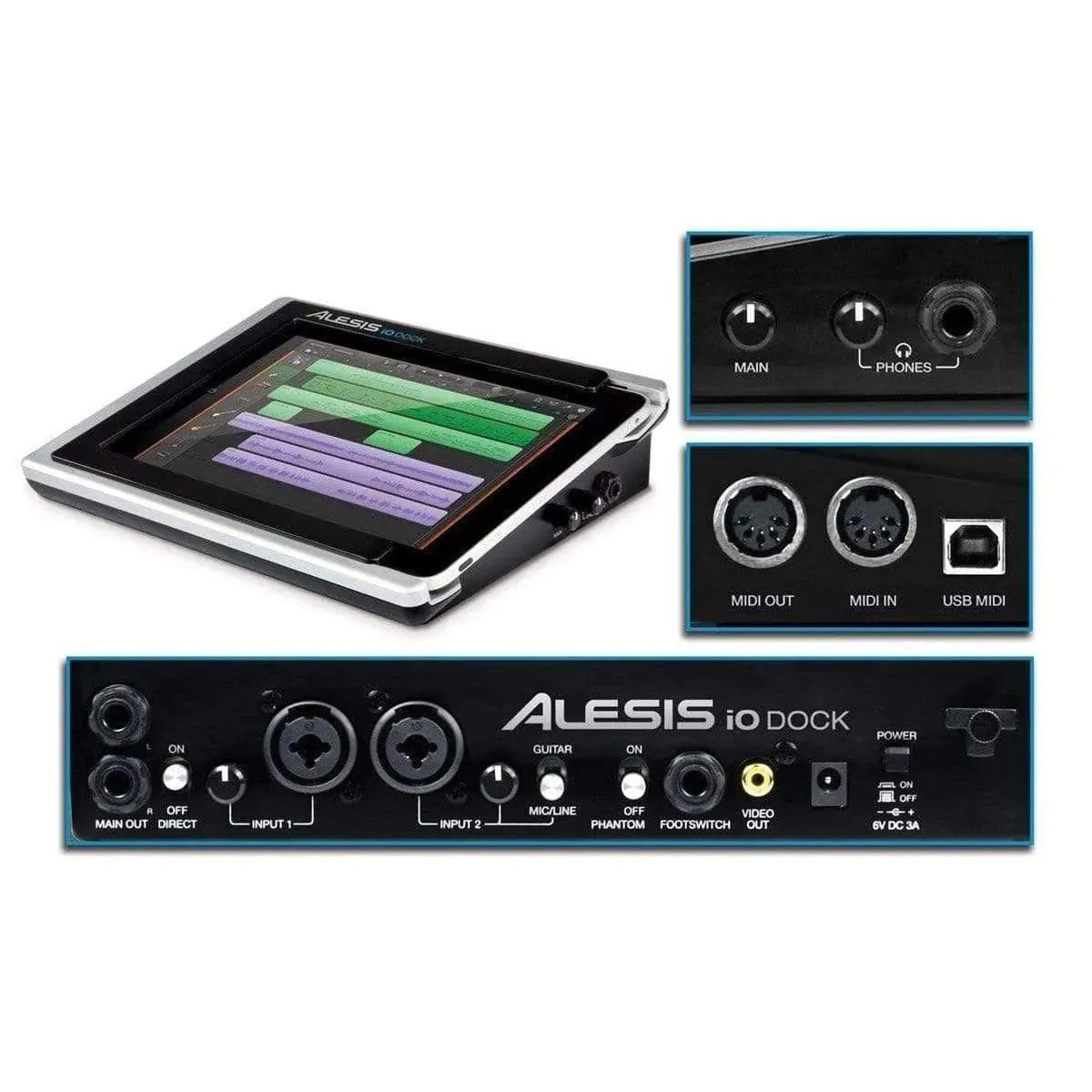 ALESIS IO Dock Midi & Audio IO for iPad