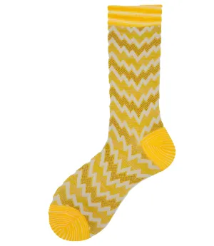 Alto Milano Giallo Iole Short Socks