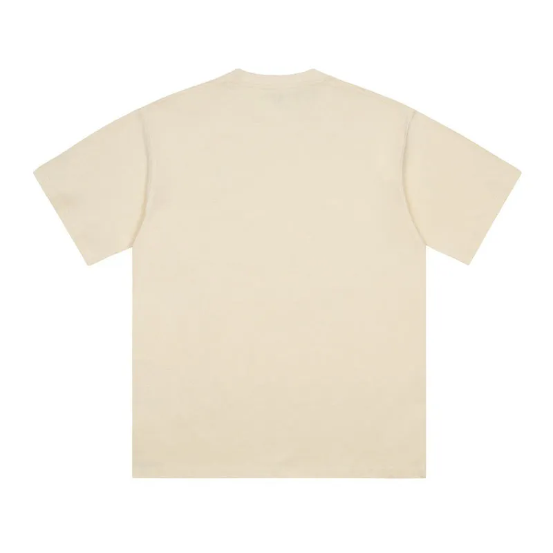 Ami Paris Ami de Coeur Organic Cotton T-Shirt Beige