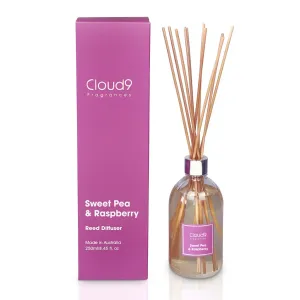 Cloud 9 Fragrances Sweet Pea & Raspberry Diffuser 250ml