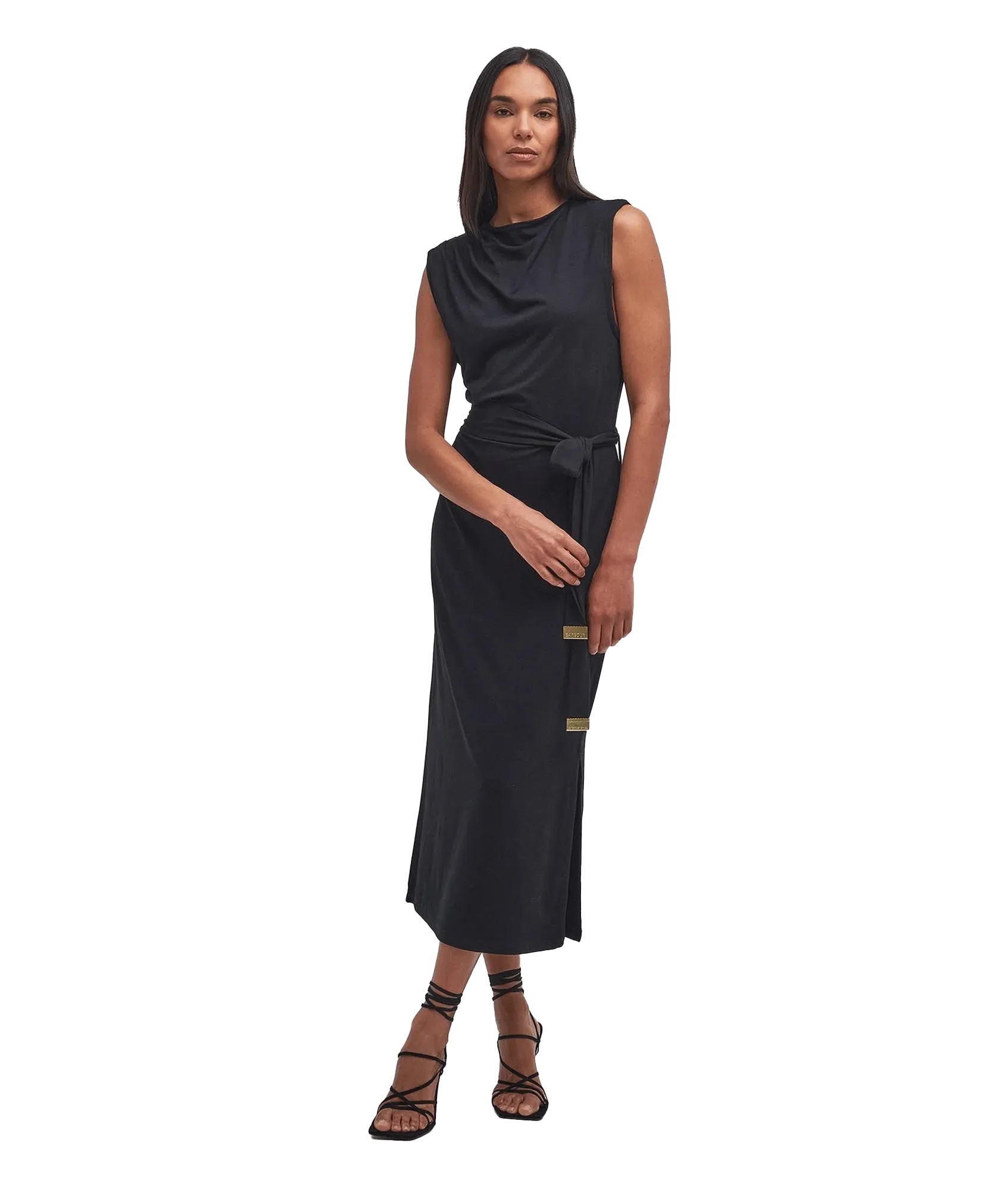 Courtney Midi Dress - Black