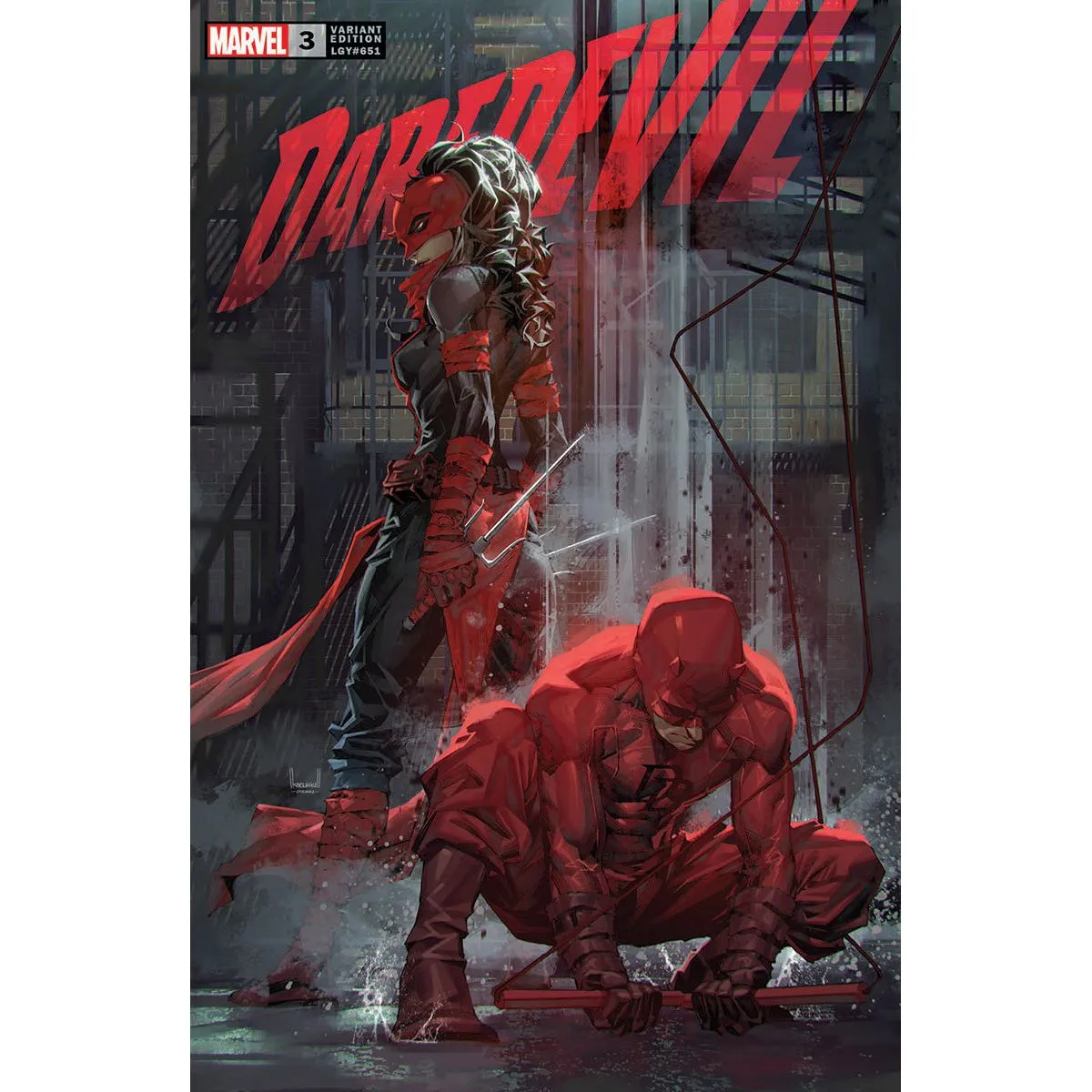 DAREDEVIL #3 UNKNOWN COMICS KAEL NGU EXCLUSIVE VAR (09/14/2022)