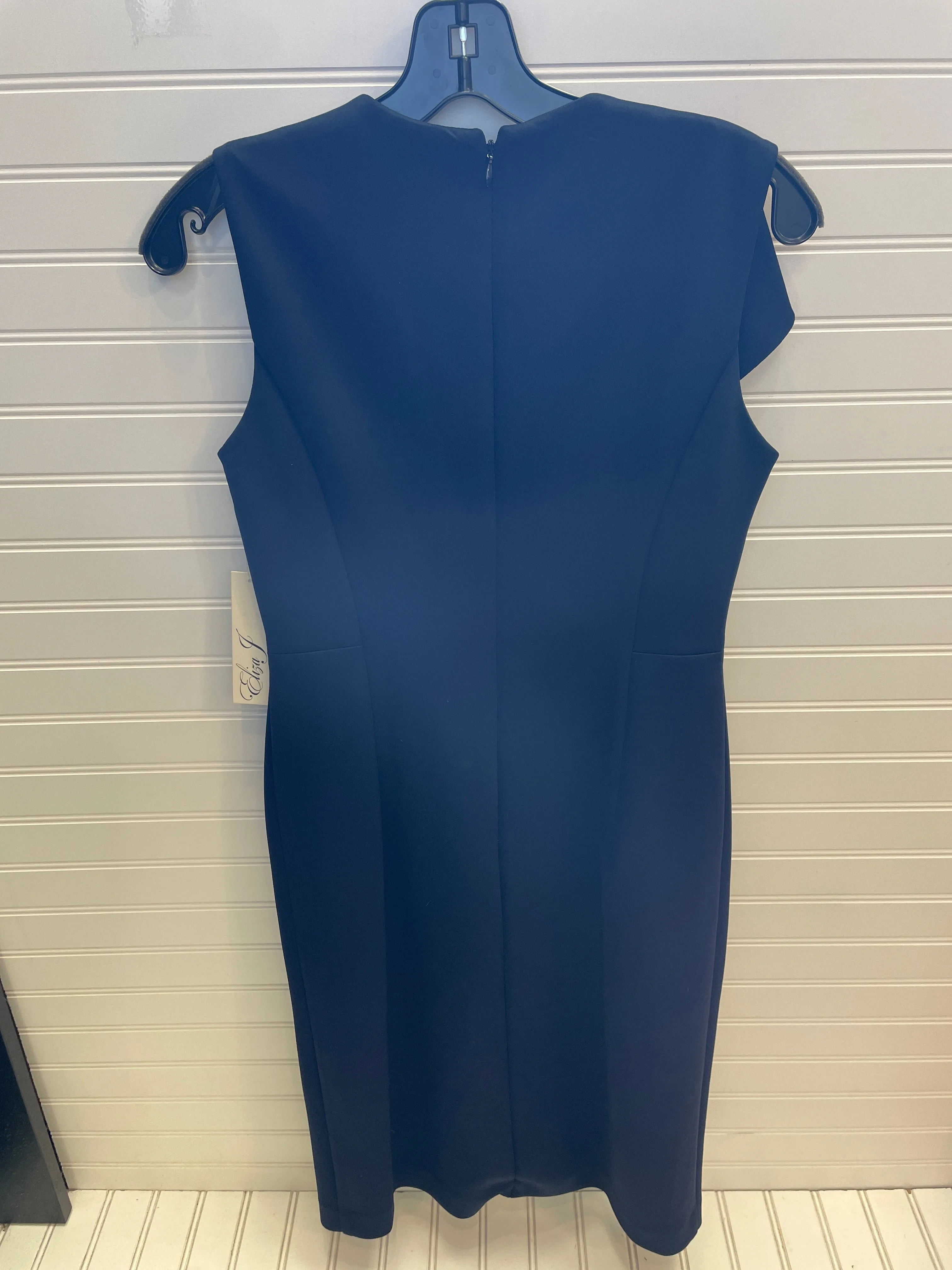 Dress Party Midi By Eliza J In Navy, Size: 4