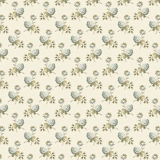 Fabric LINEN CLOVER from Moonstone Collection by Edyta Sitar for Andover, A-9451-L1