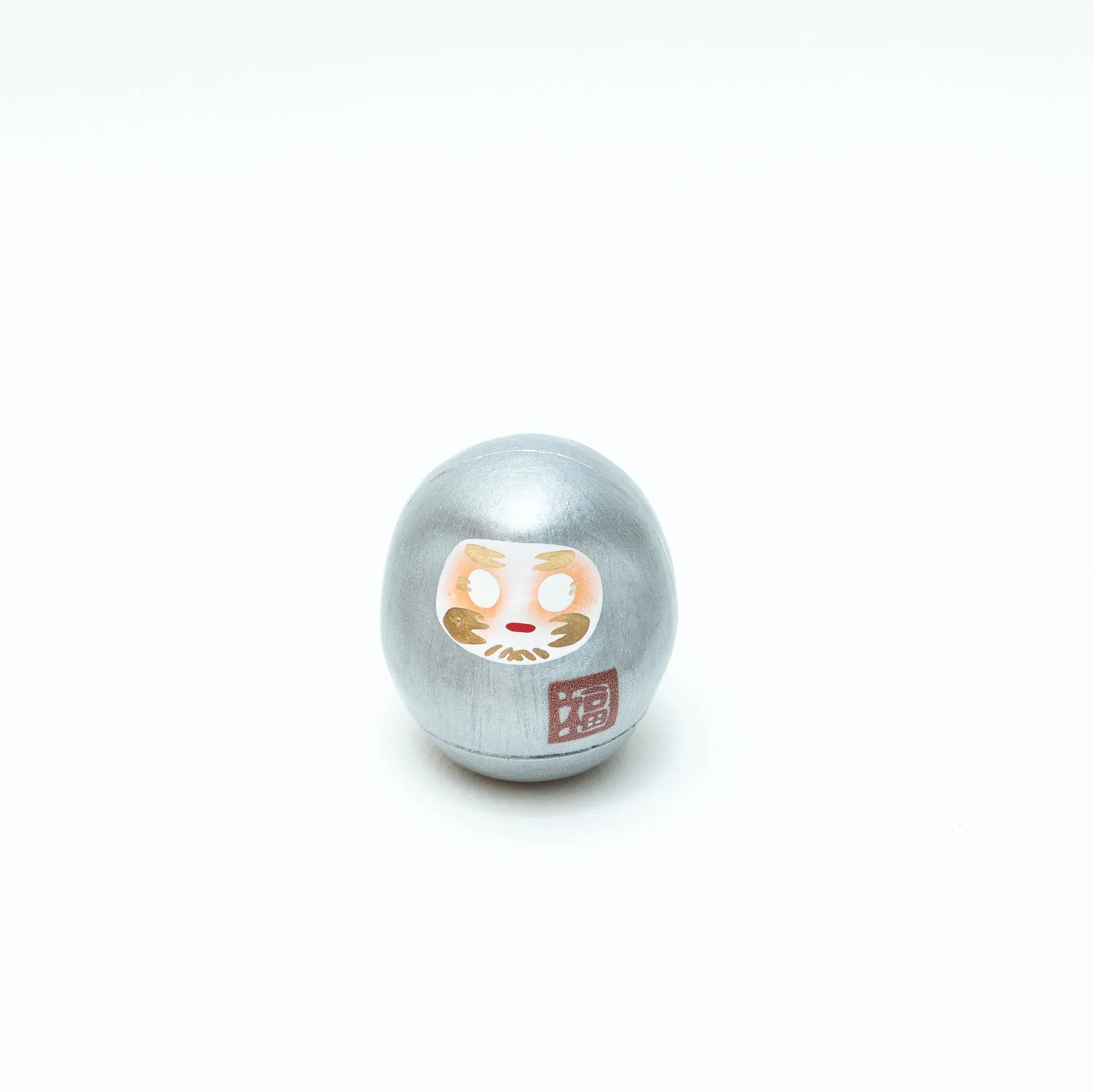 Happy Daruma | MameHapy Mini | Sliver