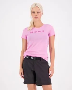 Icon Merino Air-Con Tee - Pop Pink