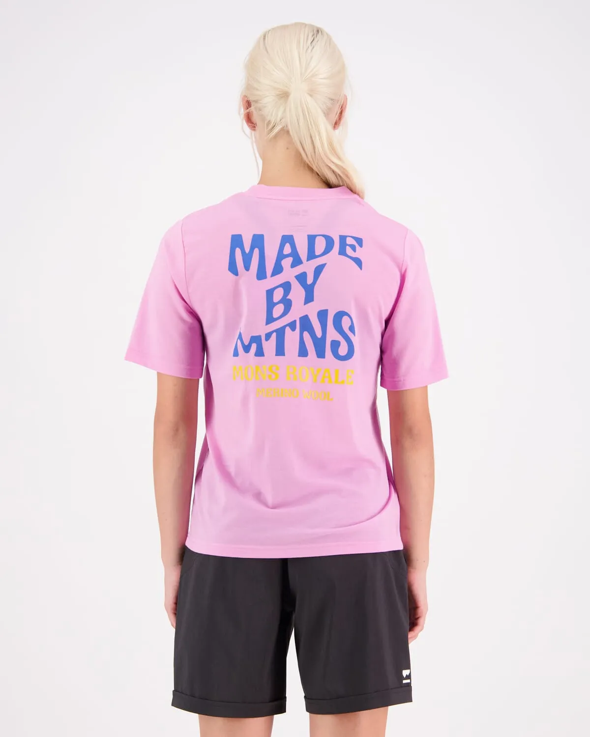 Icon Merino T-Shirt - Pop Pink