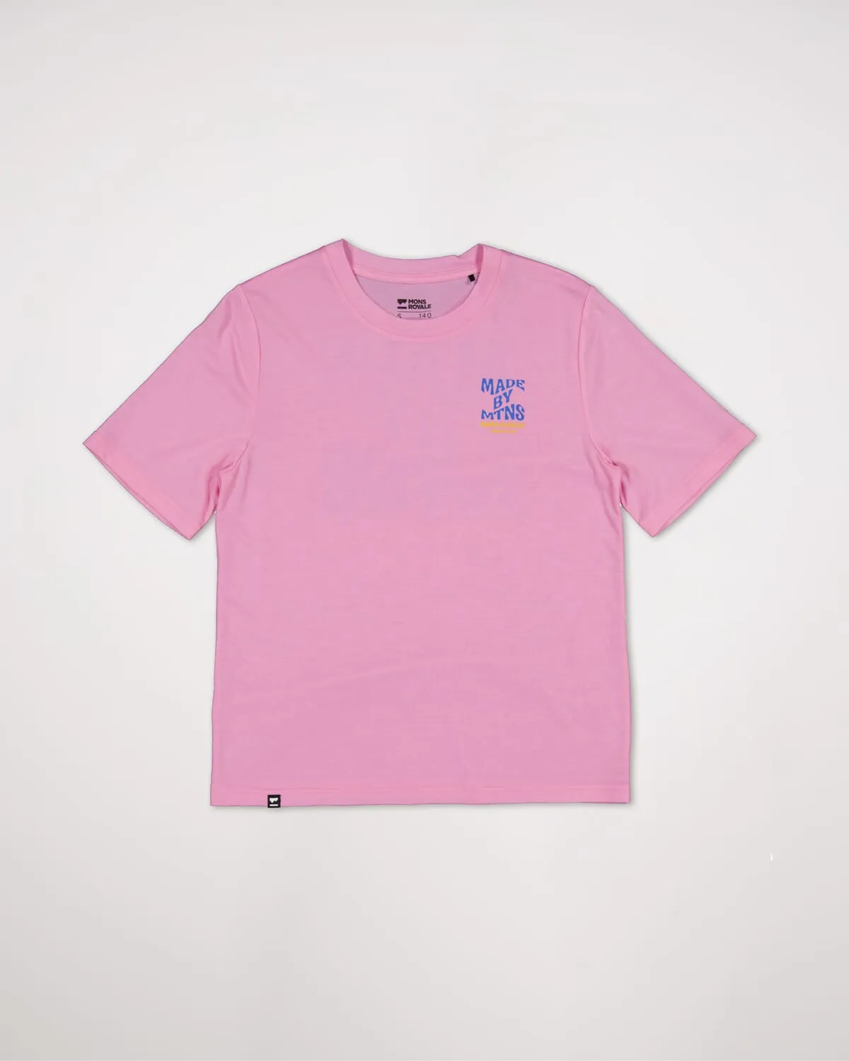 Icon Merino T-Shirt - Pop Pink