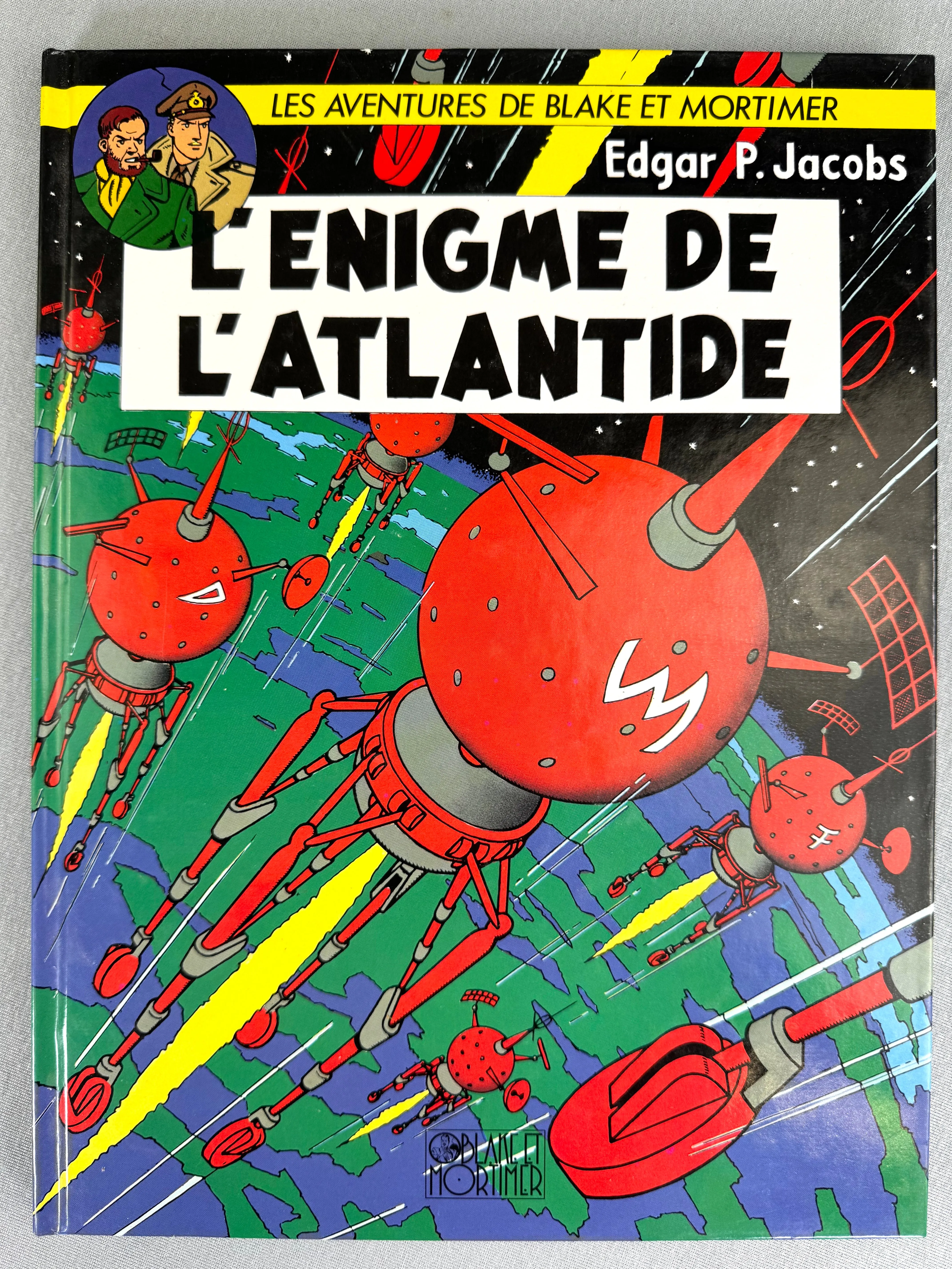 L' Enigme De L' Atlantide: Edgar Jacobs 1998 1st Edition HB Blake Mortimer EO