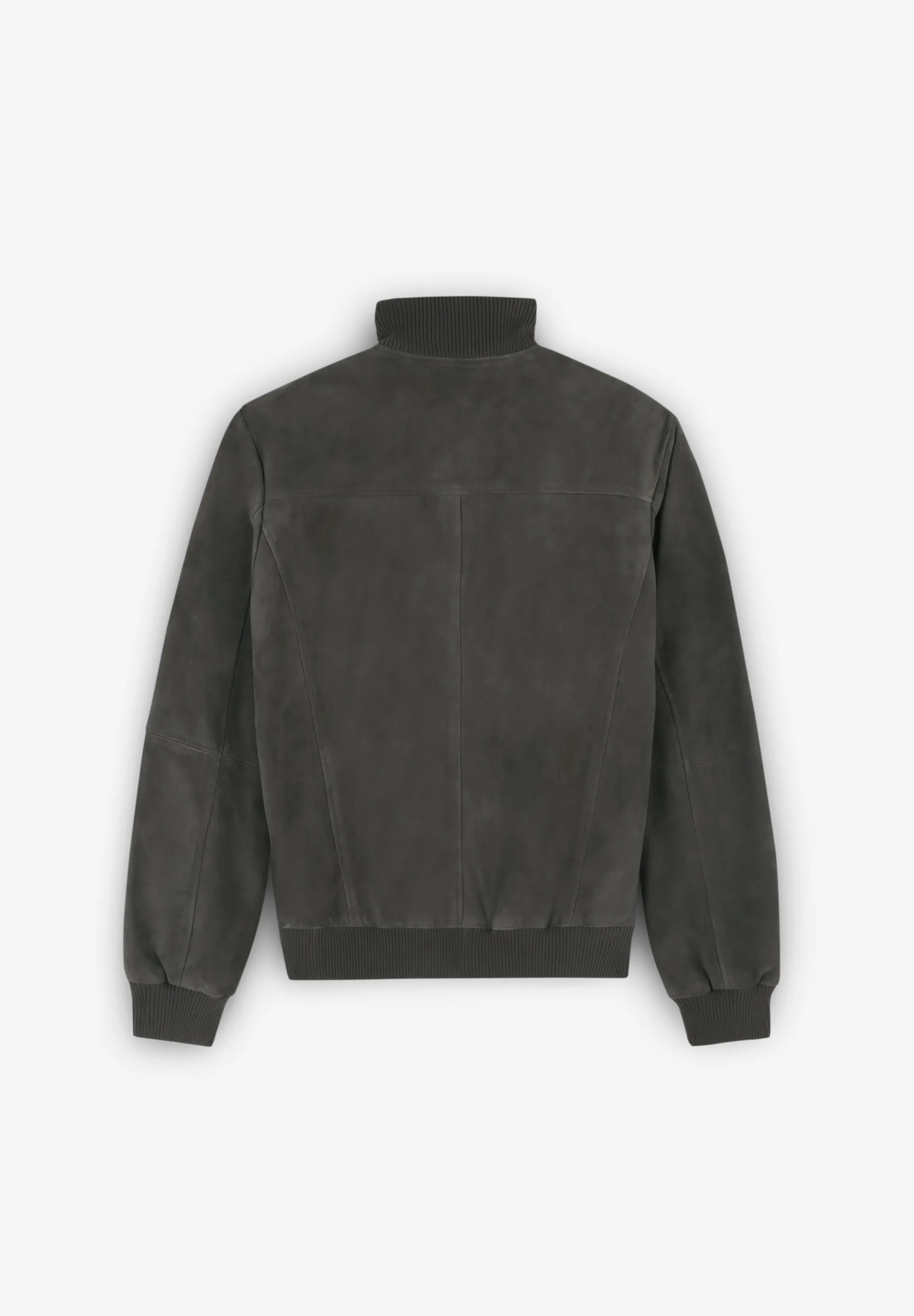 LEATHER BOMBER JACKET