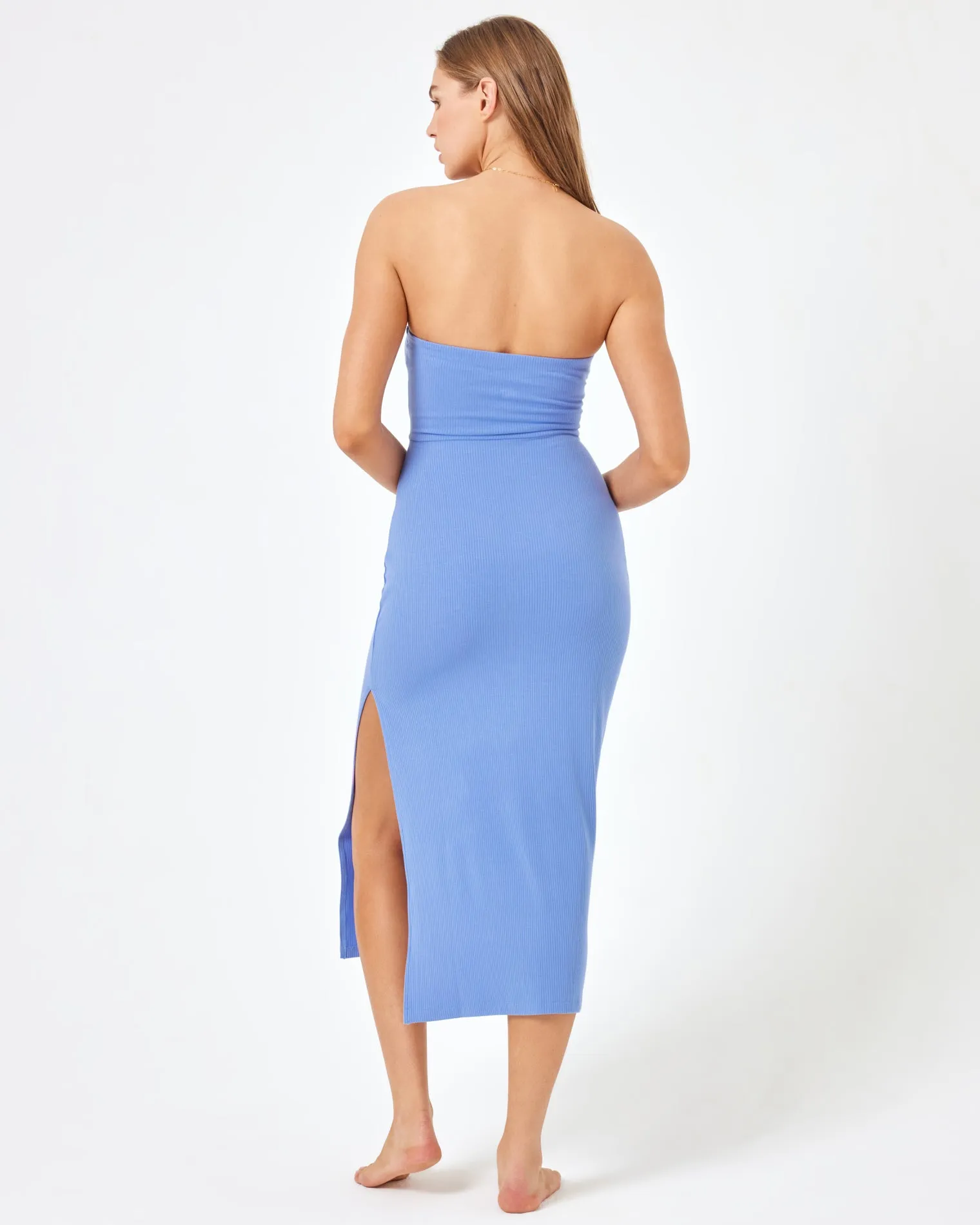 LSPACE X Anthropologie Kierra Dress - Peri Blue