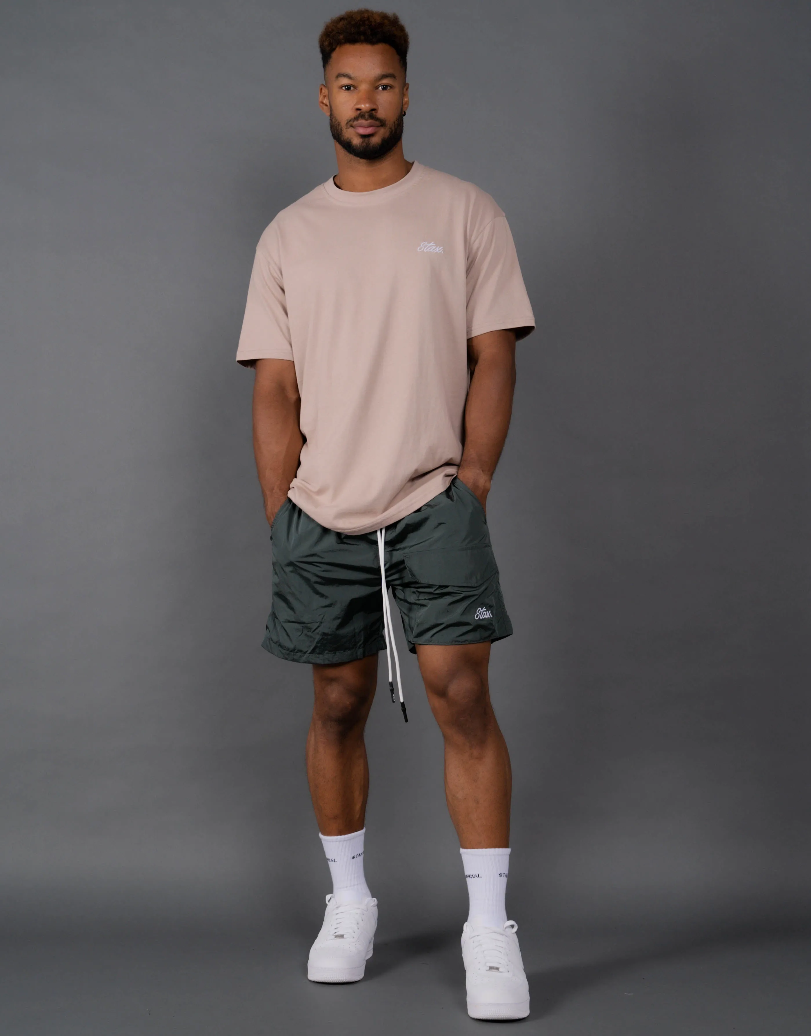 Mens Cursive Tee - Audun (Clay)