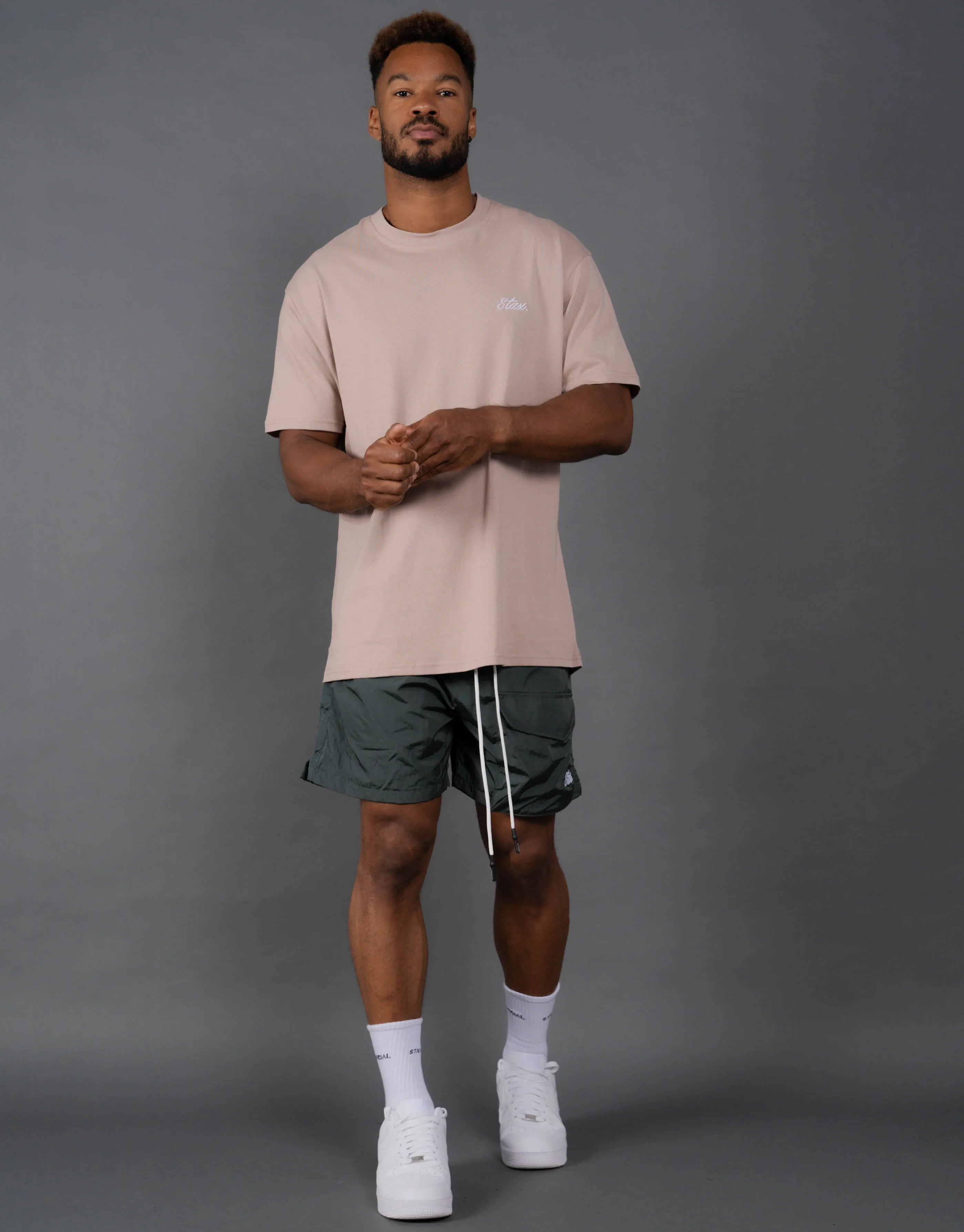 Mens Cursive Tee - Audun (Clay)