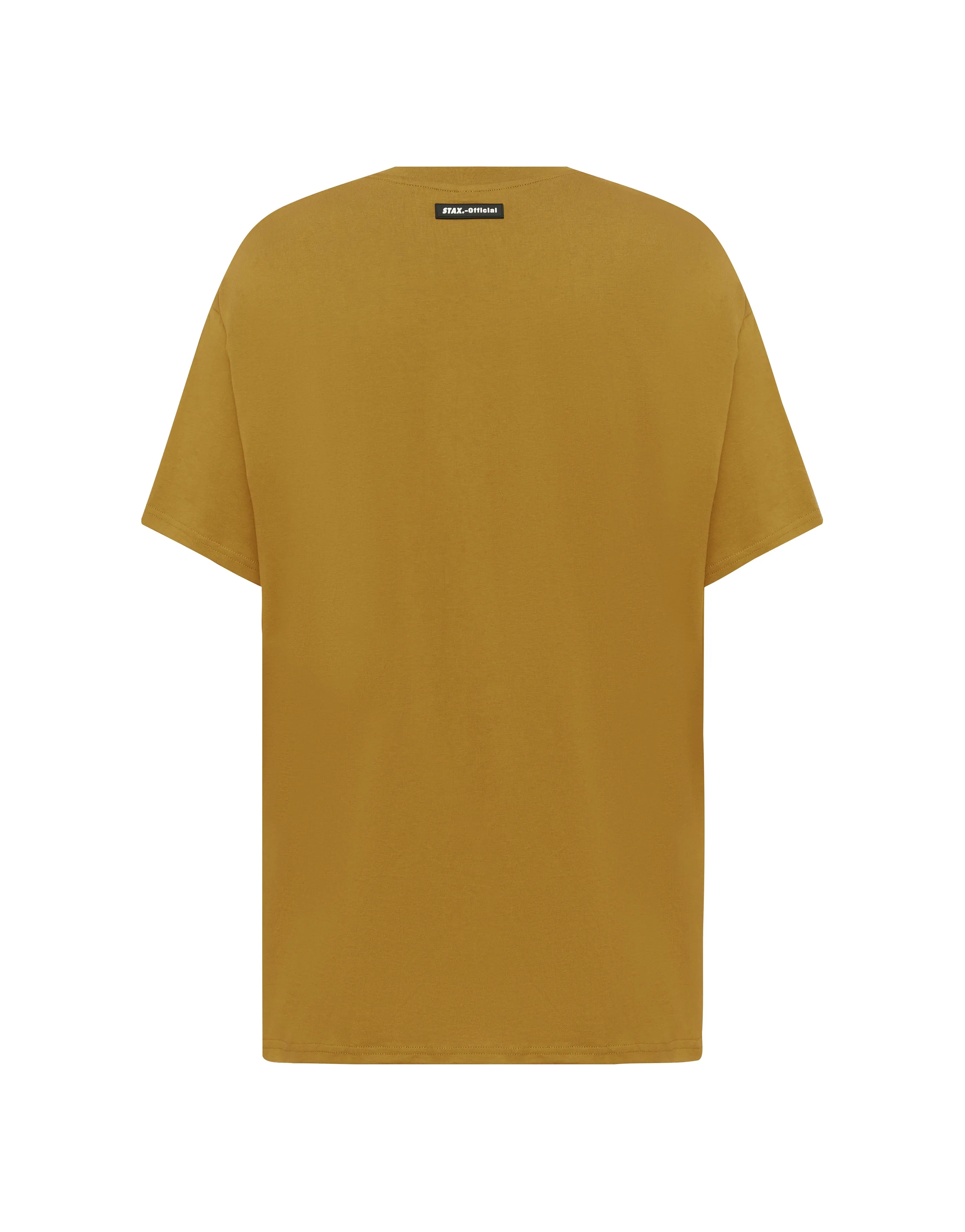 Mens Cursive Tee - Dune (Mustard)