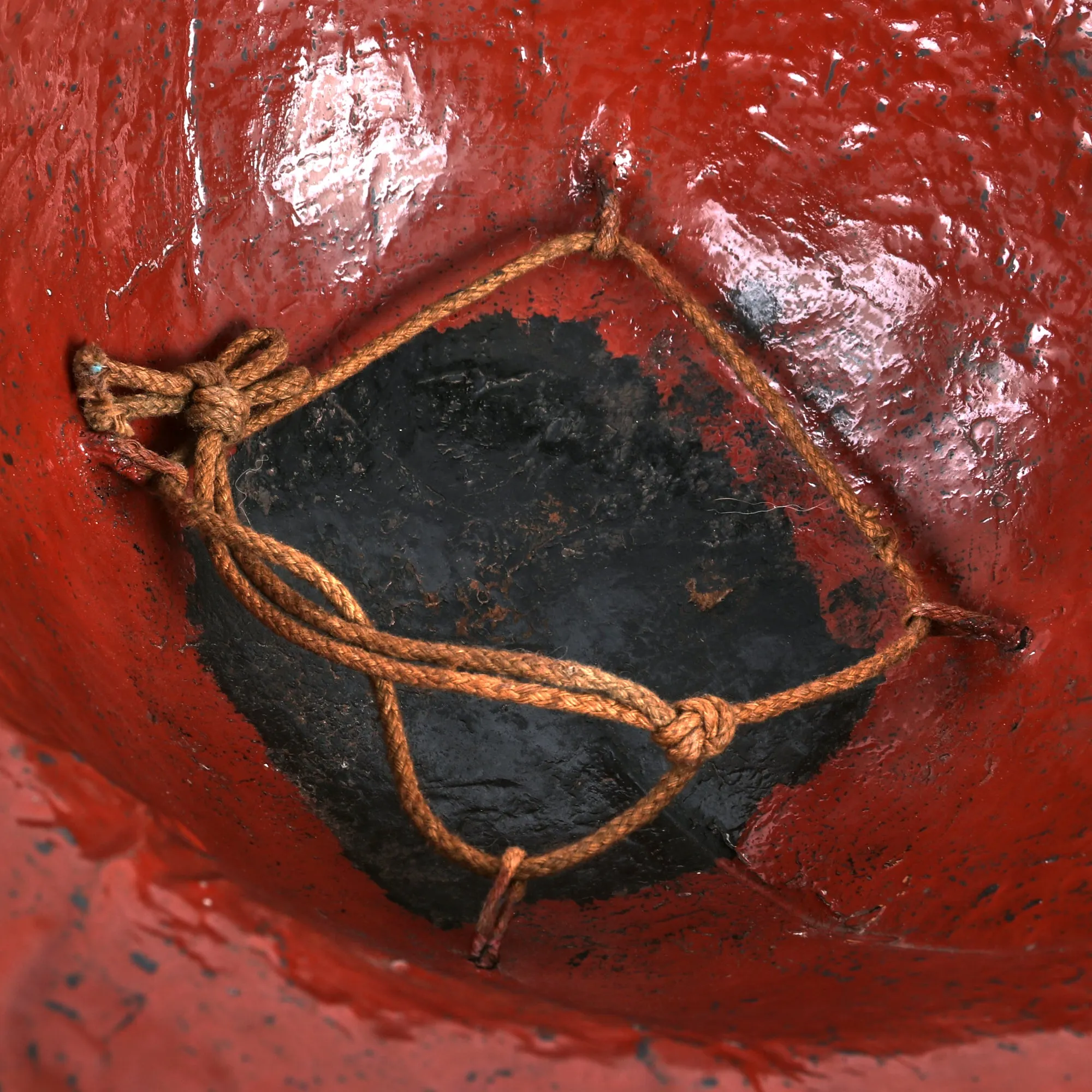 Original Japanese Edo Period 19th Century Samurai Jingasa Helmet