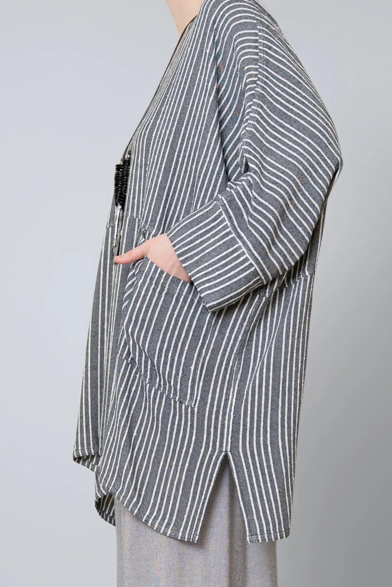 Oversize Top - Shadow Stripe