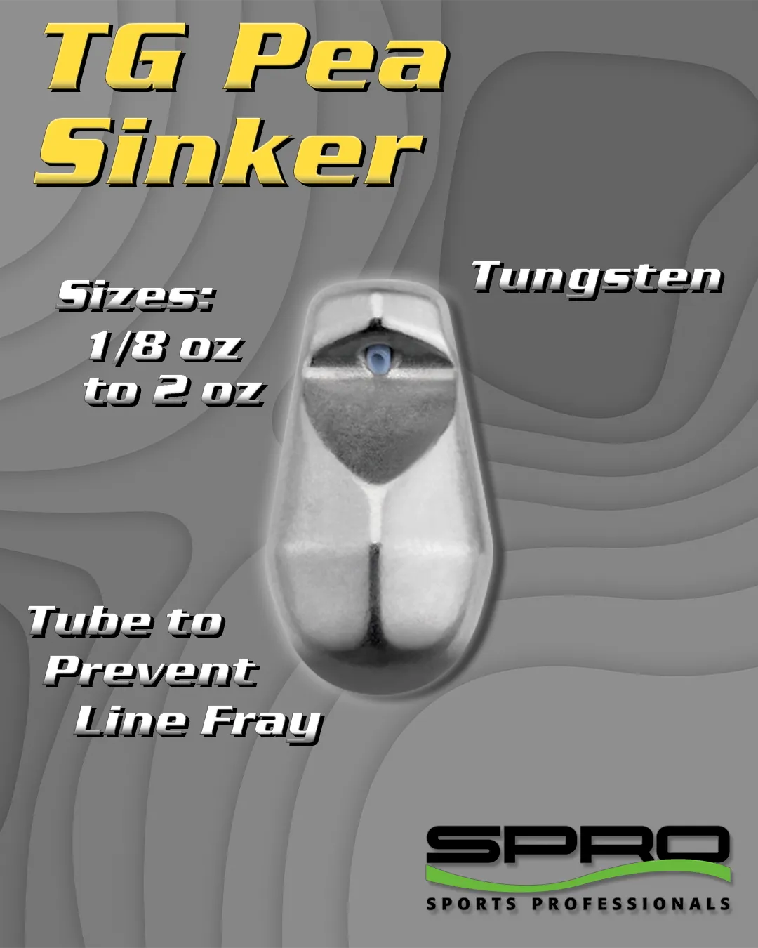 TUNGSTEN PEA SINKER